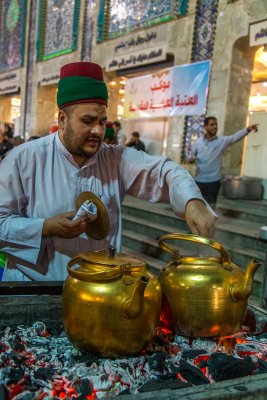 موكب العتبة العباسية المقدسة في خدة الصائمين خلال شهر رمضان المبارك