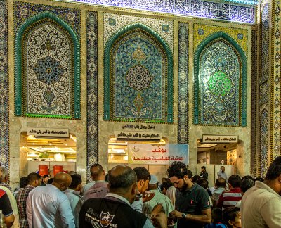 موكب العتبة العباسية المقدسة في خدة الصائمين خلال شهر رمضان المبارك