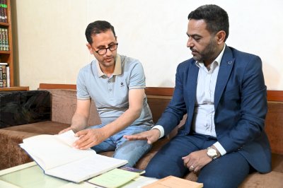 قسم شؤون المعارف يبحث تعزيز التعاون المشترك مع مكتب الشيخ الناصري في ذي قار