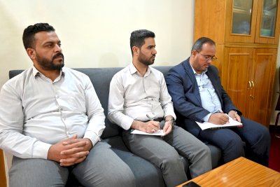 قسم شؤون المعارف يناقش مشاريع مركز تراث الجنوب ويستعرض نسب إنجازها