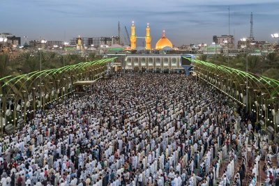 صلاة العيد بين الحرمين (في صور)