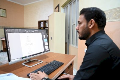 قسم شؤون المعارف يوضح مراحل الإخراج الطباعي لإصدارات مركز تراث الجنوب