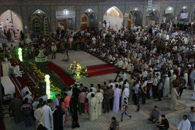 اختتام (ختمة القران الكريم الرمضانية في صحن ابي الفضل العباس(عليه السلام)