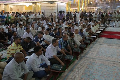 اختتام (ختمة القران الكريم الرمضانية في صحن ابي الفضل العباس(عليه السلام)
