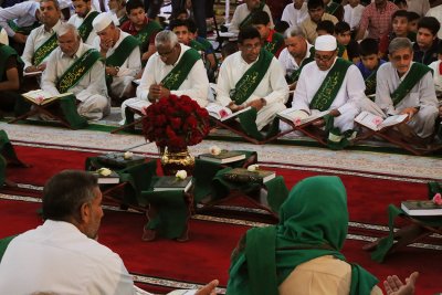 اختتام (ختمة القران الكريم الرمضانية في صحن ابي الفضل العباس(عليه السلام)