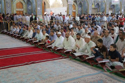 اختتام (ختمة القران الكريم الرمضانية في صحن ابي الفضل العباس(عليه السلام)