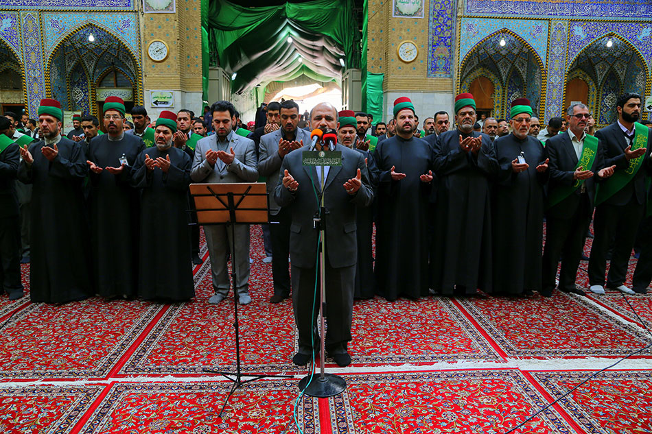 الممارسة العبادية في صحن ابي الفضل العباس (عليه السلام)