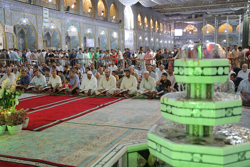 اختتام (ختمة القران الكريم الرمضانية في صحن ابي الفضل العباس(عليه السلام)
