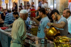 موكب العتبة العباسية المقدسة في خدة الصائمين خلال شهر رمضان المبارك