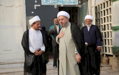زيارة السيد رئيس قسم شؤون المعارف الإسلاميّة والإنسانيّة فضيلة الشيخ عمّار الهلاليّ ومعاونه فضيلة الشيخ علي الأسديّ إلى مركز تراث الحلّة