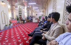 تُراثُ البصرةِ يَستقبلُ وفدًا طلابيًّا من جامعةِ البصرةِ