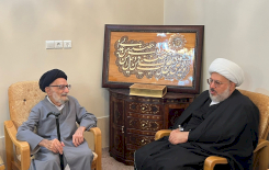 وفدُ المعارفِ يزورُ المحقّقَ الأشكوري