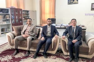 وفد قسم شؤون المعارف الإسلامية والإنسانية يلتقي رئيس قسم الدراسات القرآنية في كلية العلوم الإسلامية/ جامعة كربلاء