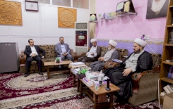 برفقةِ معاونه: الشّيخُ الهلاليّ يتفقدُ تُراثَ الحِلّةِ