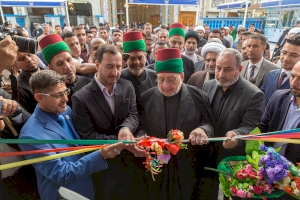 العتبتان المقدستان الحسينية والعباسية يفتتحان معرض الكتاب الدولي في كربلاء بمناسبة مهرجان ربيع الشهادة