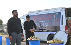 تُراثُ الجنوبِ يستمرُ بخدمةِ الزائرينَ في موكبِ جنوبِ الولاءِ