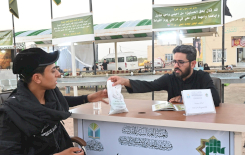موكبُ جنوبِ الولاءِ يُثري مسيرةَ الأربعينِ بفعالياتٍ معرفيّةٍ وتربويّةٍ