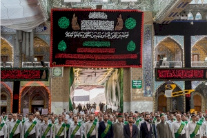العتبة العباسية المقدسة تتشح بالسواد بحلول شهر الاحزان