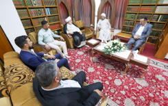 رئيسُ قسمِ المعارفِ يزورُ مركزَ تراثِ البصرةِ ويطّلعُ على مشاريعِهِ الثقافيةِ والعلميةِ