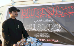 موكبُ جنوبِ الولاءِ يصلُ إلى محافظةِ المثنى
