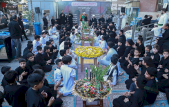 أشبالُ الطفِّ يُحيونَ ذكرى القاسمِ بنِ الحسنِ عليهِما السّلامُ في فعاليّةٍ سنويّةٍ مؤثّرةٍ