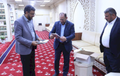 وفدٌ من الكاظميَّةِ المُقدَّسةِ يزورُ تُراثَ البصرةِ