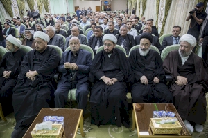 رئيس قسم شؤون المعارف الإسلامية والإنسانية يشارك في  الاحتفاء الذي أقامته العتبة الحسينية المقدسة بالسيد عبد الرزاق المقرم 