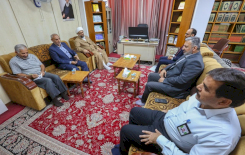 تُراثُ البصرةِ يستقبلُ وفدًا من العتبةِ العلويَّةِ المُقدَّسةِ