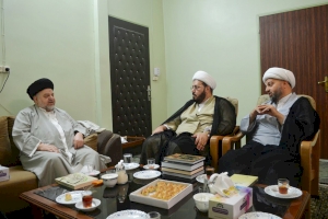 وفد العتبة العباسية المقدسة تزور المؤسسات والمراكز التحقيقية في مدينة قم المقدسة