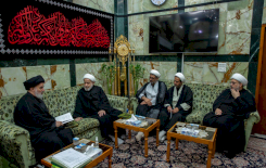 السّيّد الصافيّ يلتقي الشّيخ الطَّبسيّ والشّيخ الهلاليّ ويؤكِّدُ الاهتمام بالمشاريع التَّحقيقيَّة