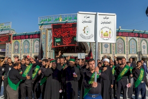 العتبتان  المقدستان يحييون يوم السابع من استشهاد الامام الحسين (عليه السلام )