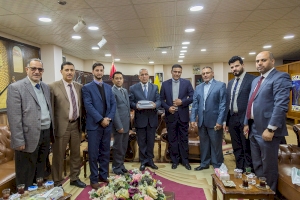 رئيس جامعة ذي قار يلتقي وفد العتبة العباسية المقدسة للتباحث حول إقامة ندوات بحثية موسعة عن تراث كربلاء 