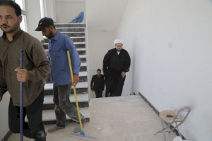 رئيس القسم يزور معهد القرآن الكريم النسوي في النجف  ويتابع الدورات القرآنية ويتفقد أعمال البناية الجديدة ويلتقى بكادر مجلة نفحات 