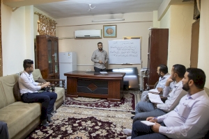 قسم شؤون المعارف الإسلامية والإنسانية يختتم دورةً في اللغة العربية لمنتسبيه