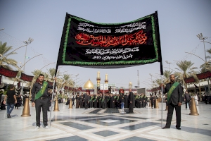 موكب الامام الحسين(ع) خدمة العتبتين المقدستين الحسينية والعباسية يوم 7 محرم 1440هـ