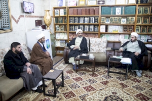 وفد يمثل منتدى الإمام الحسين ( عليه السلام ) الثقافي في محافظة واسط يزور قسم شؤون المعارف الإسلامية والإنسانية
