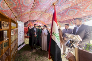 قسم شؤون المعارف الاسلامية والانسانية يشارك في مهرجان (الشهادة السنوي الثامن ) في محافظة واسط