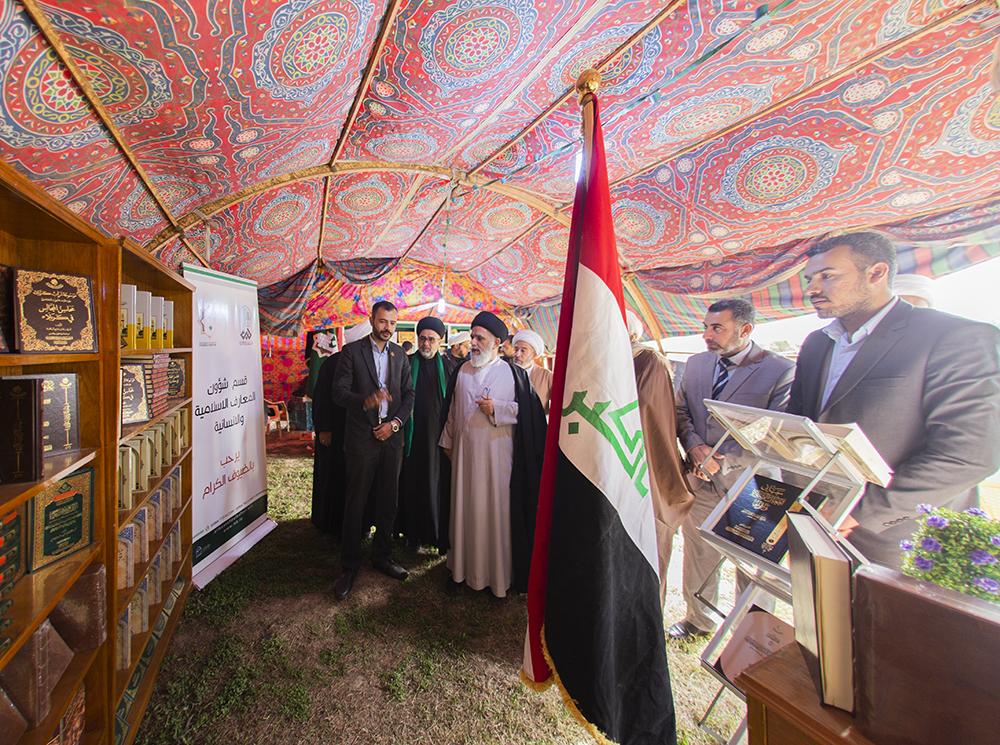 قسم شؤون المعارف الاسلامية والانسانية يشارك في مهرجان (الشهادة السنوي الثامن ) في محافظة واسط