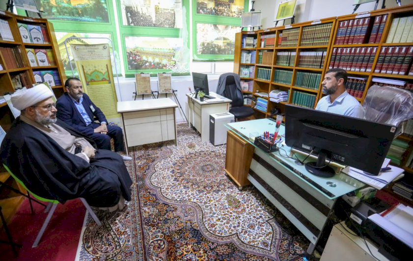 رئيس قسم المعارف بزيارة تفقدية الى مركز تراث البصرة
