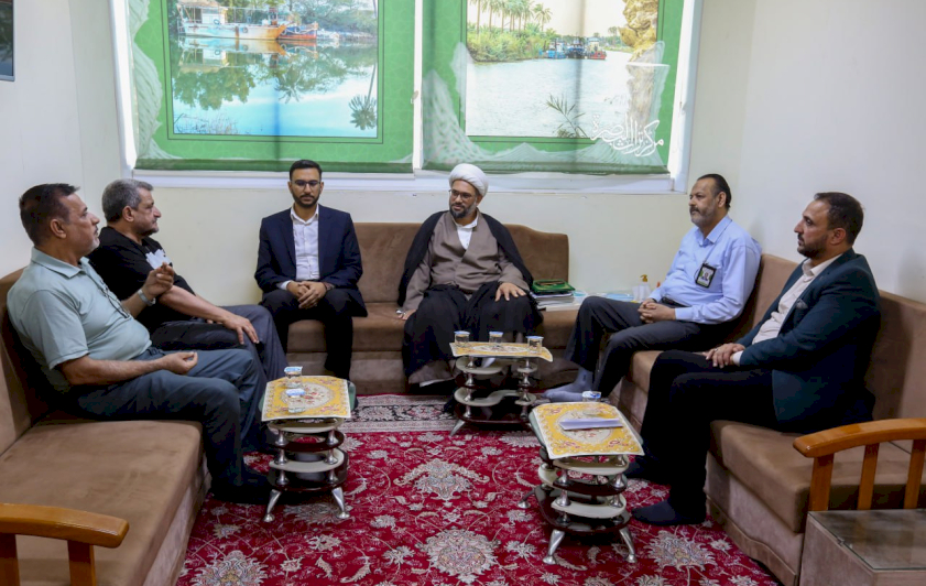 وفد مسجد وخطوة الإمام علي في زيارة لمركز تراث البصرة