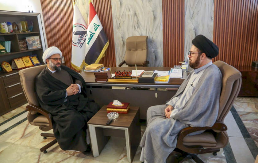 مركز تراث البصرة يزور هيأة الحشد الشعبي في البصرة