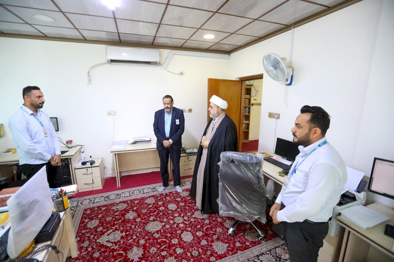 رئيس قسم المعارف بزيارة تفقدية الى مركز تراث البصرة