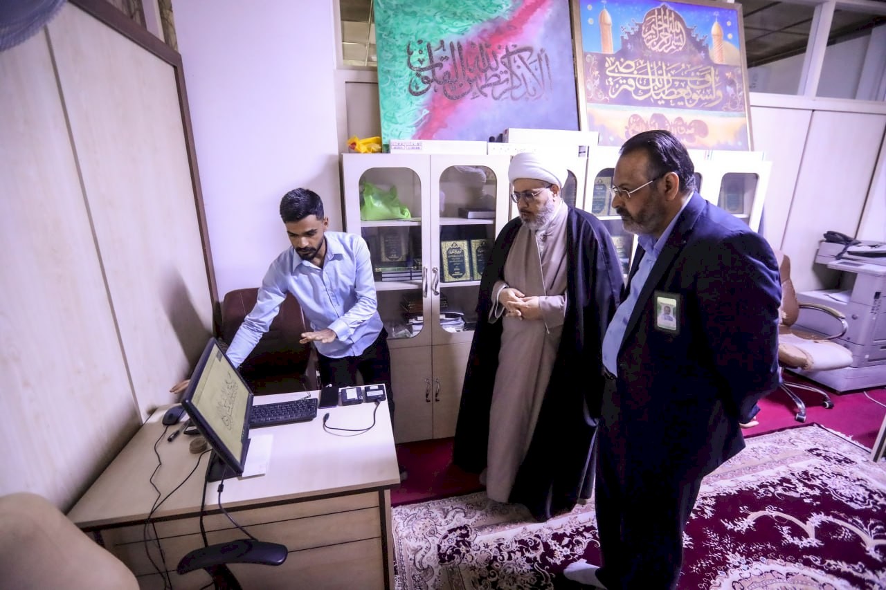 رئيس قسم المعارف بزيارة تفقدية الى مركز تراث البصرة