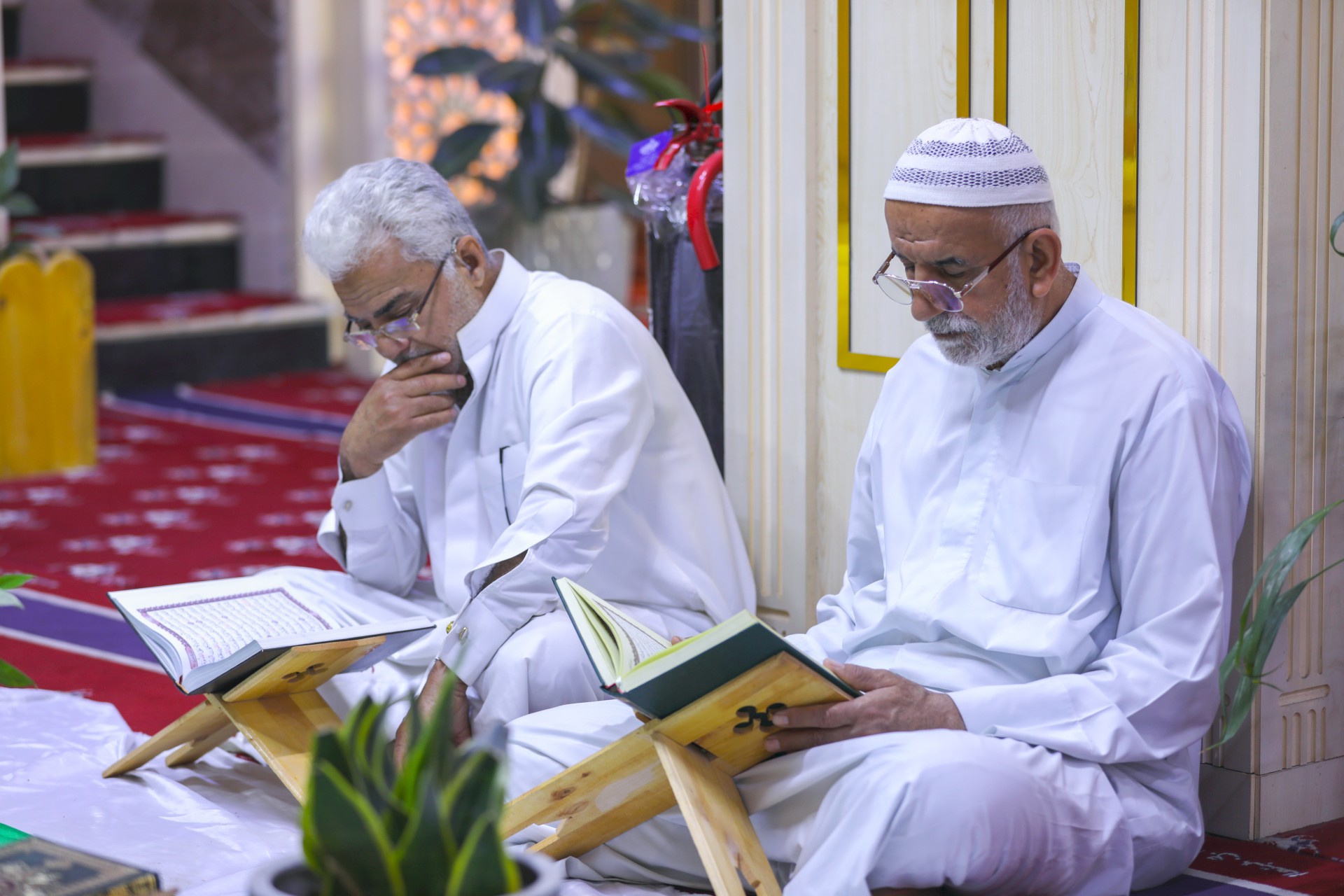 استمرار الختمة القرآنية في مركز تراث البصرة
