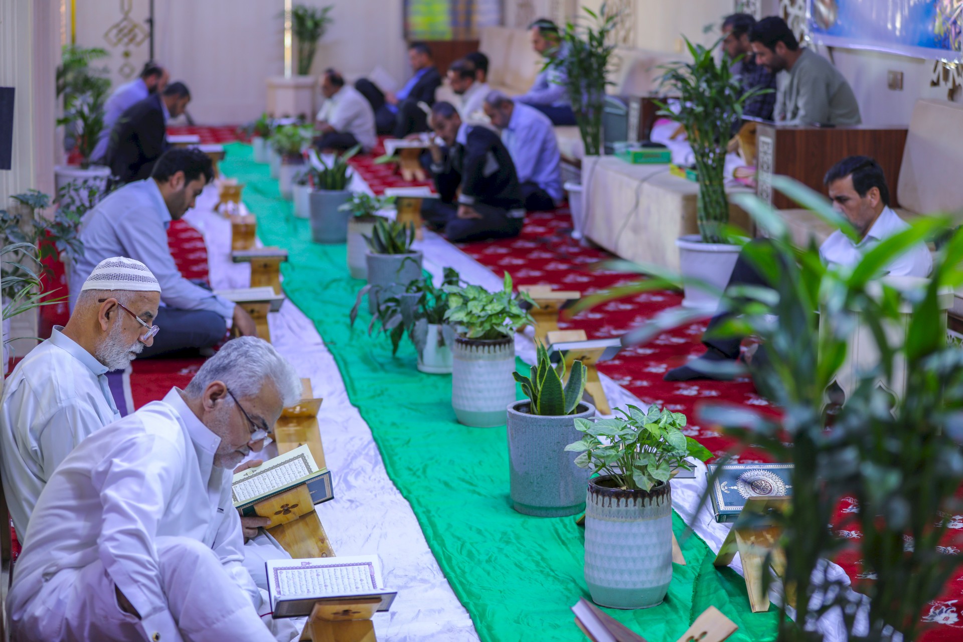 استمرار الختمة القرآنية في مركز تراث البصرة