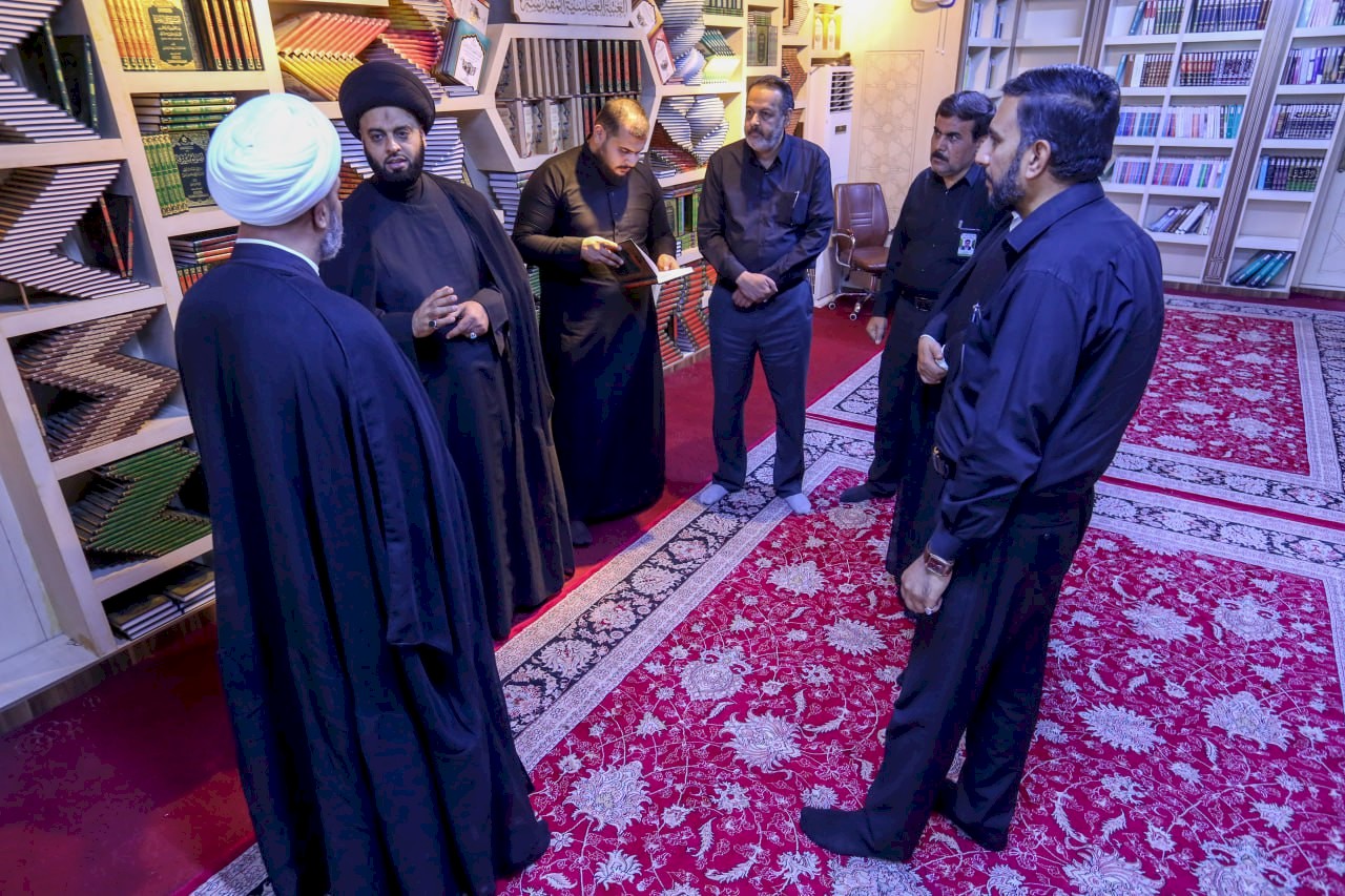 المركز يستقبل خطيب المنبر الحسيني السيد جعفر المشعشعي