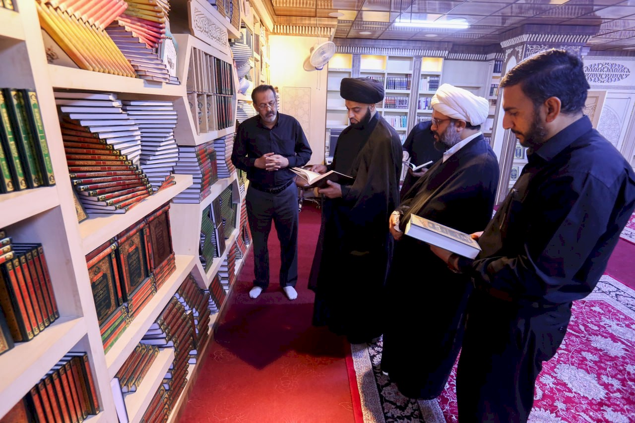 المركز يستقبل خطيب المنبر الحسيني السيد جعفر المشعشعي