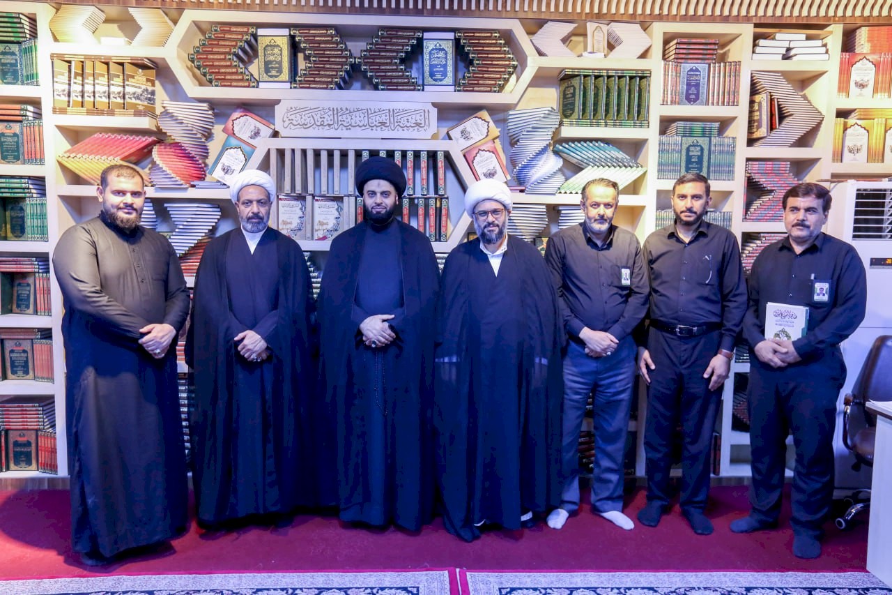 المركز يستقبل خطيب المنبر الحسيني السيد جعفر المشعشعي