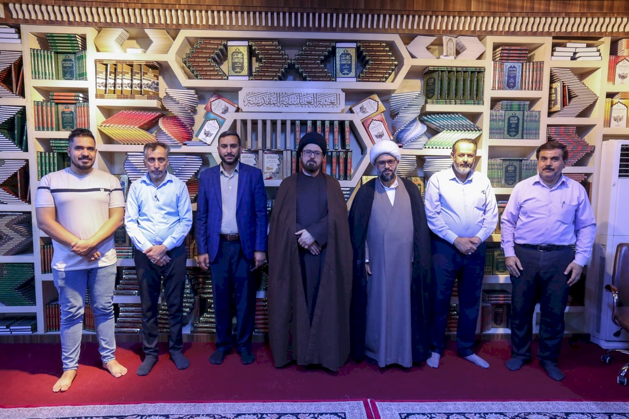 مركز تراث البصرة يستقبل مدير إعلام هيأة الحشد في البصرة