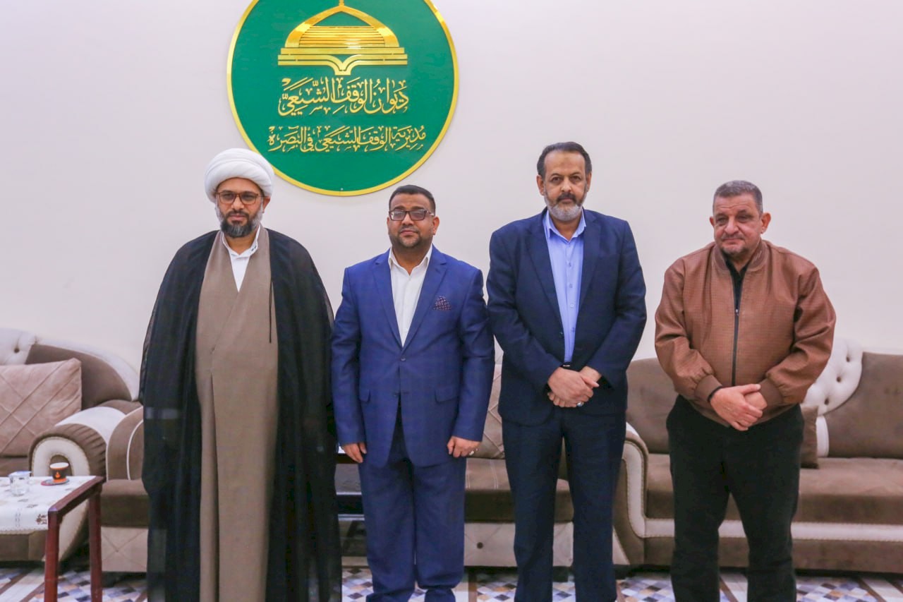 تراث البصرة يزور مديرية الوقف الشيعي في البصرة